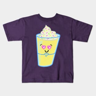 Amorous Kawaii Milkshake Kids T-Shirt